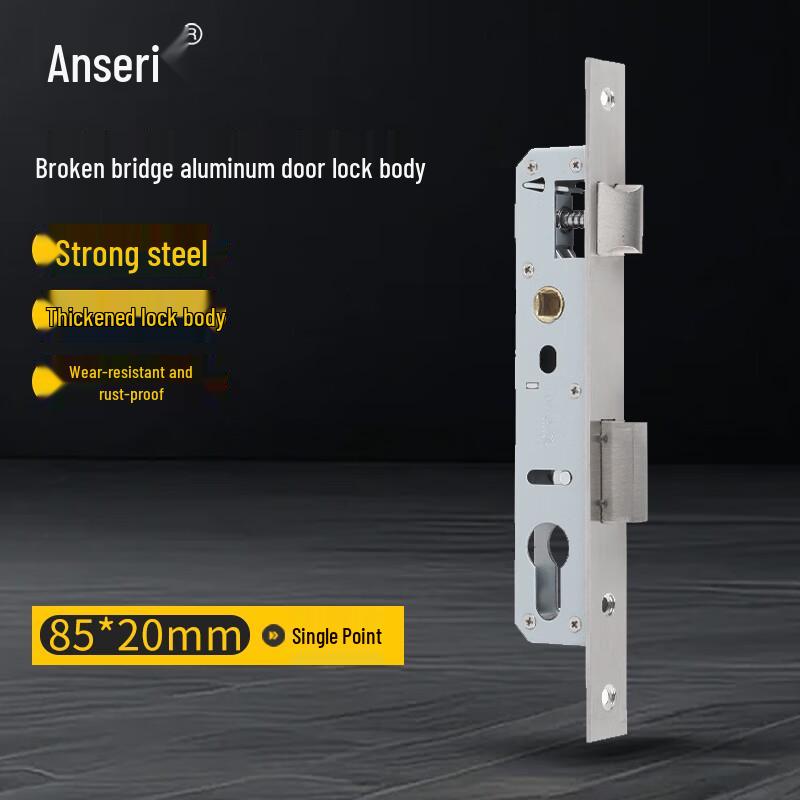Ansaierui 8520 Universal Stainless Steel Door Lock Body