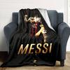 Lionel Messi's Assists Milestone Blanket Warmthful Decor Perfect for Bedding Livingroom Chair All-Season Use Playful Design