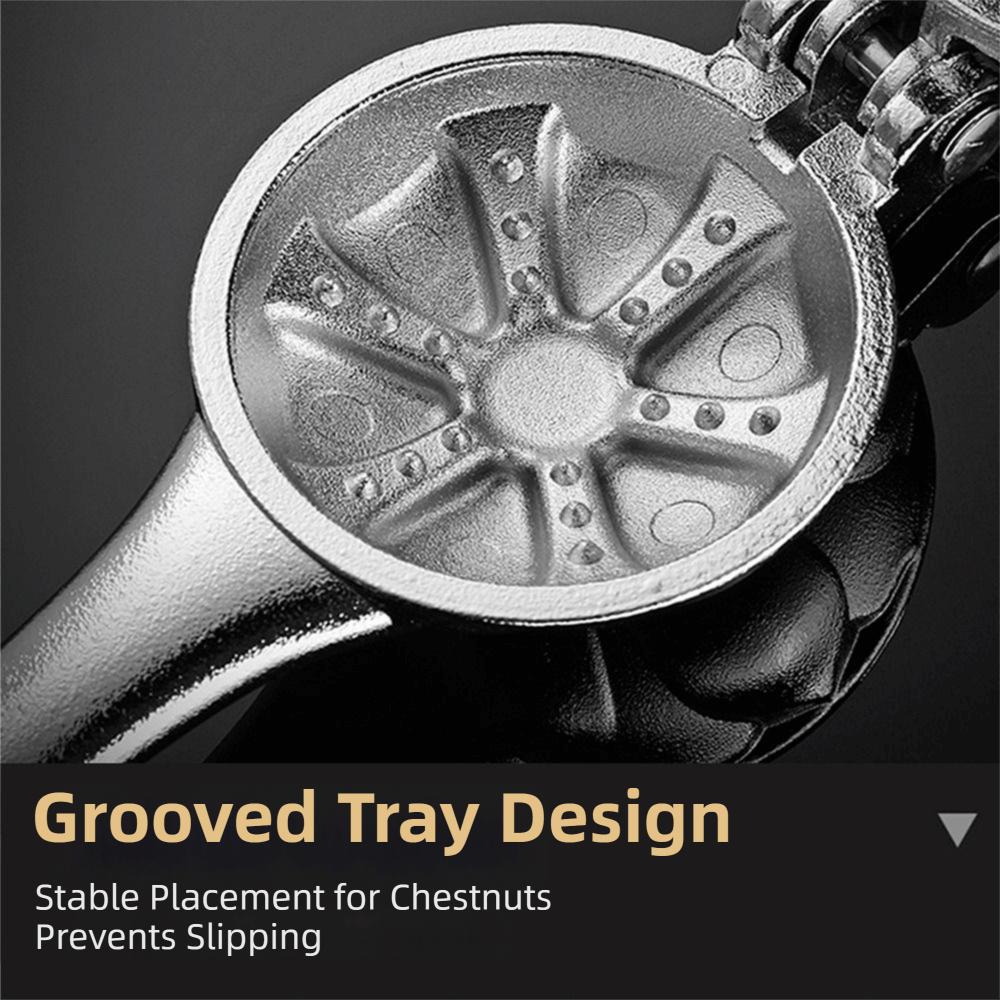 Manual Chestnut Opener Cross Design Chestnut Peeling Tool Easy Grip Nut Cracker Sheller  Household