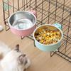 Stainless Steel Small Pet Bowl Hanging Feeding Cup Dog Crate Food and Water Bowl  for Medium Large