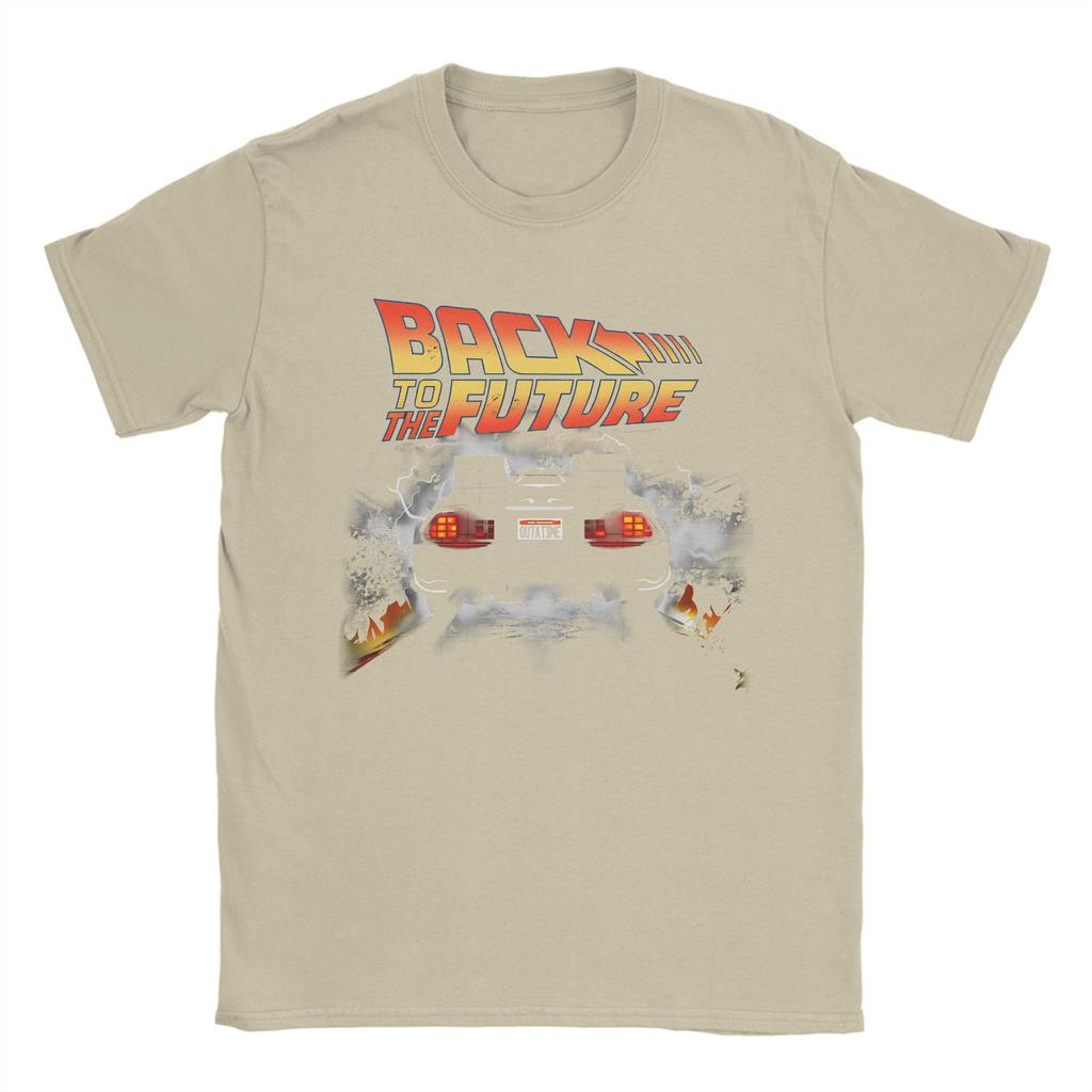 Back To the Future TShirt  DMC DeLorean Harajuku TShirts Short Sleeve Y2K Retro Tops Summer Cotton Oversize Tees