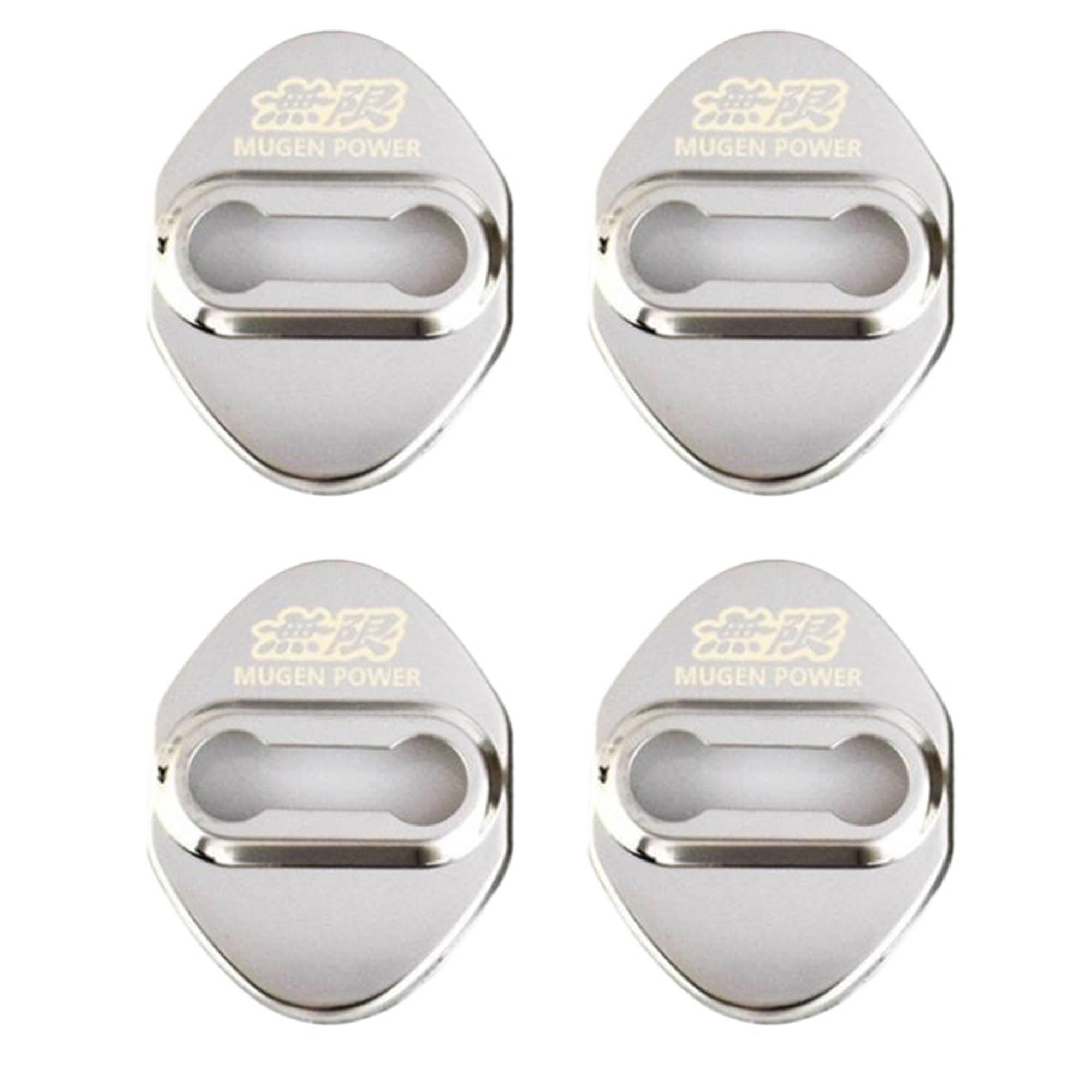 

DELUXEFOX Бесконечные аксессуары для Honda Накладка на фиксатор замка двери автомобиля 304 Зеркальная нержавеющая сталь Adapted to Honda (2) серебряный