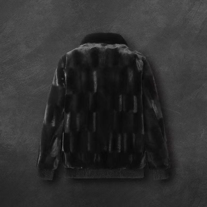 Men's Winter Temperament Lapel Jacket Straight Hem Casual Coat