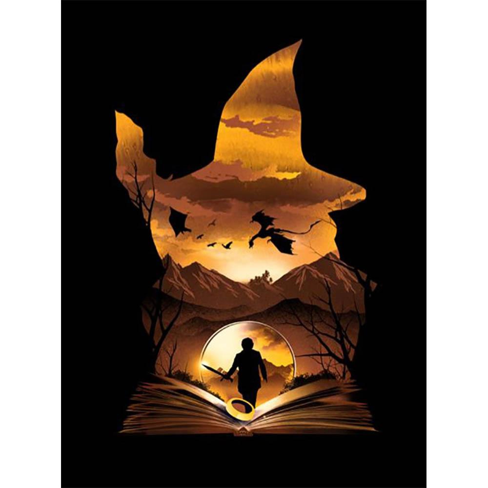 5D DIY Harry Potter Set Crafts Cross Art Stitch Mosaic Diamond Painting Magic School Decor Pixel Room Home Garden Large