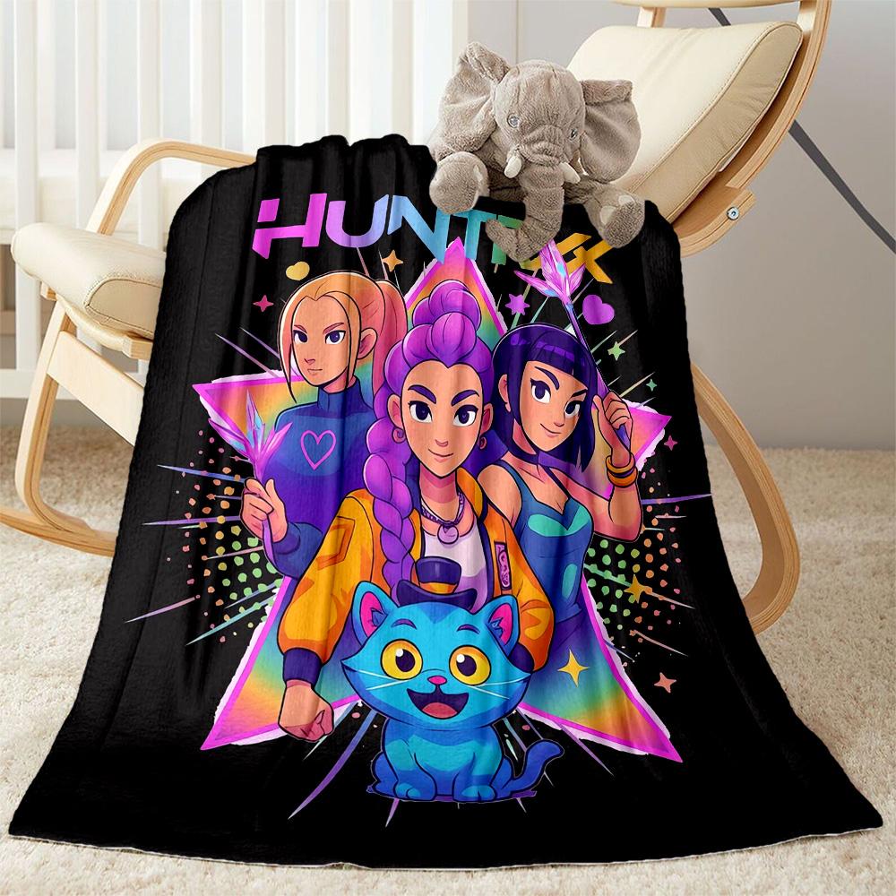 1pc HuntR X Blanket Comfortable Soft Lightweight Multi Seasonal Blanket for Travel Camping Picnics Sofa Office bedroom Perfect Gift for Friends