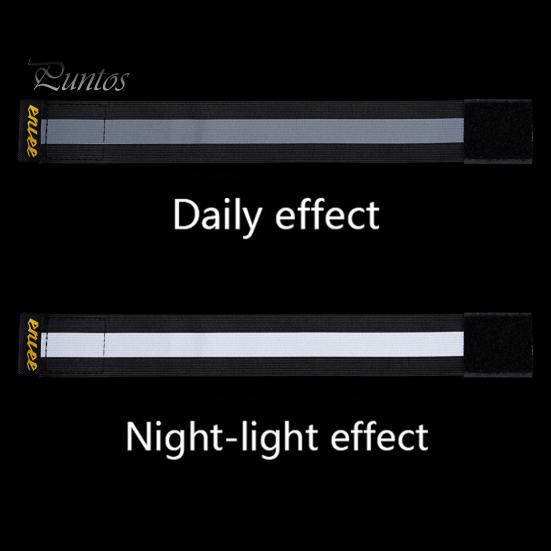 Safety Reflective Band Cycling Pants High Visibility Elastic Adjustable Men Women Bicycle Night Running Warming Leg Ankle Strap Accessories