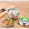 GrnArt Insulated Lunch Box, Stainless Steel, Donburi-Shaped Lunch Box, Large Capacity Lunch Jar, Dome-Shaped Lunch Box, Airtight Lunch Storage Contain