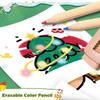 12pcs 12 Colors Drawing Graffiti Pencil with Sharpener Art Painting Pencil  School Office