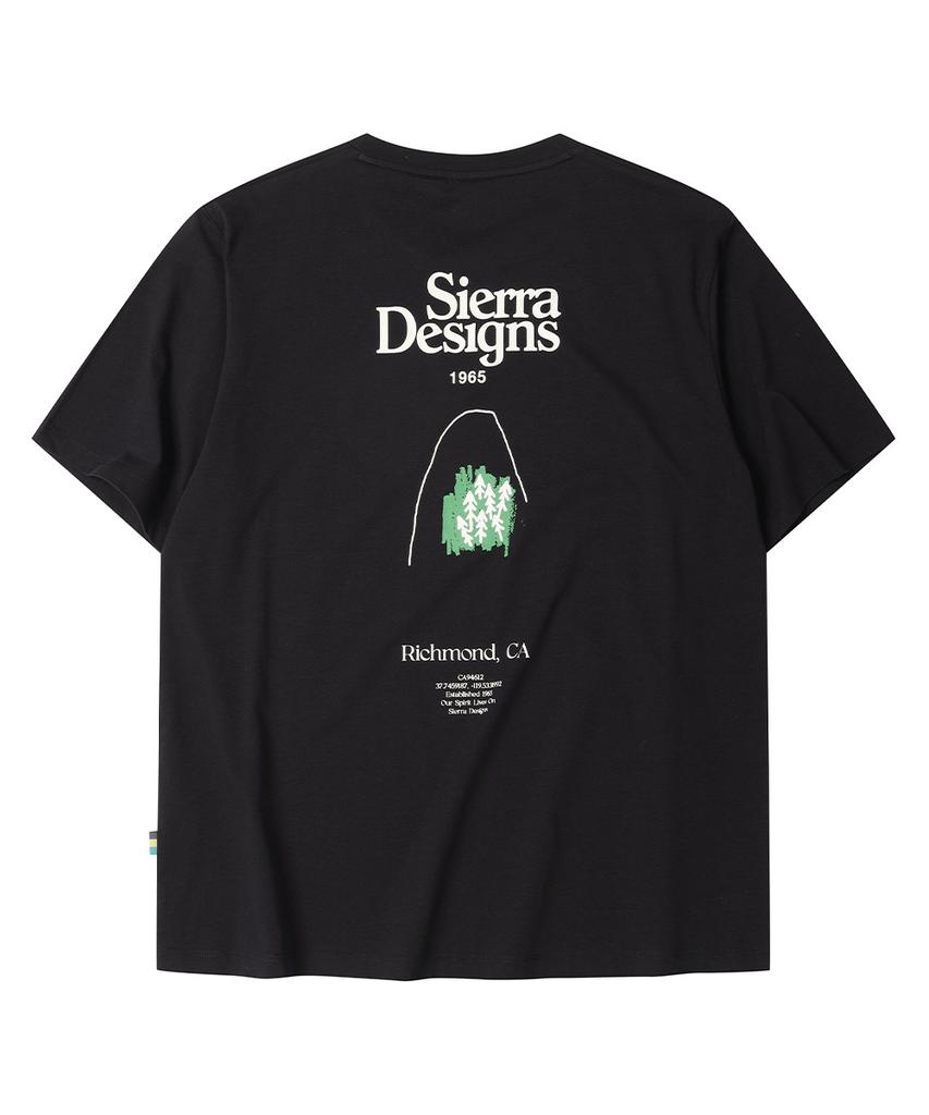 SIERRA DESIGNS Richmond Logo Chill-Lite Short Sleeve Black
