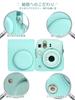 Instax mini 13 Camera Case New Model Full Protection PU Leather Scratch Resistant Shockproof Lightweight Portable Adjustable Shoulder Strap Included -
