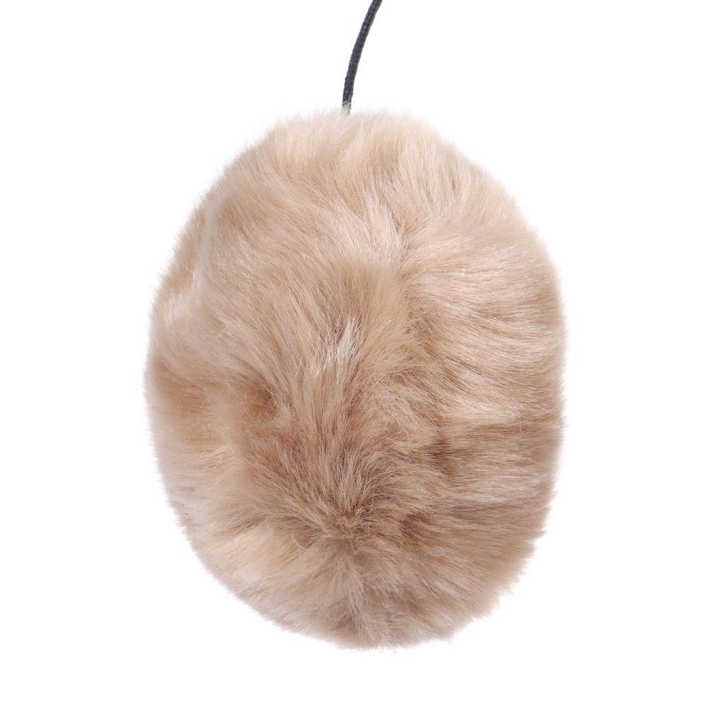Solid Color Cold Proof Female Ear Warmer Ear Bag Warm Earmuffs Plush Earmuffs Faux Rabbit Fur