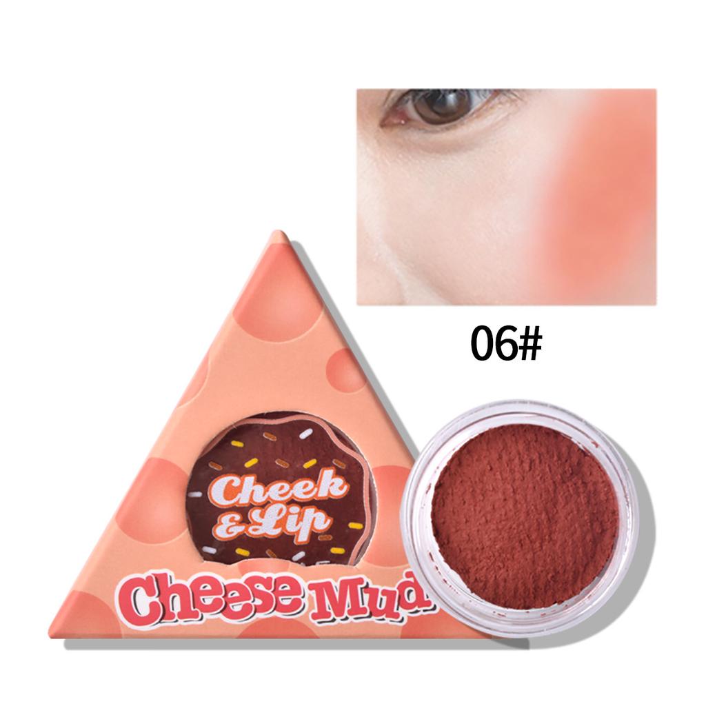 Eiscreme-Gelee-Rouge-Schlamm Lippenschlamm Langlebiger Make-up-Schlamm mit doppeltem Verwendungszweck