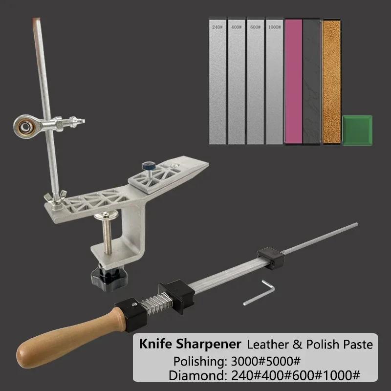 Kitchen Grinding System for Apex Edge Honing Professional Fixed Knife Sharpener with Diamond Sharpening Stone Whetstone Tools