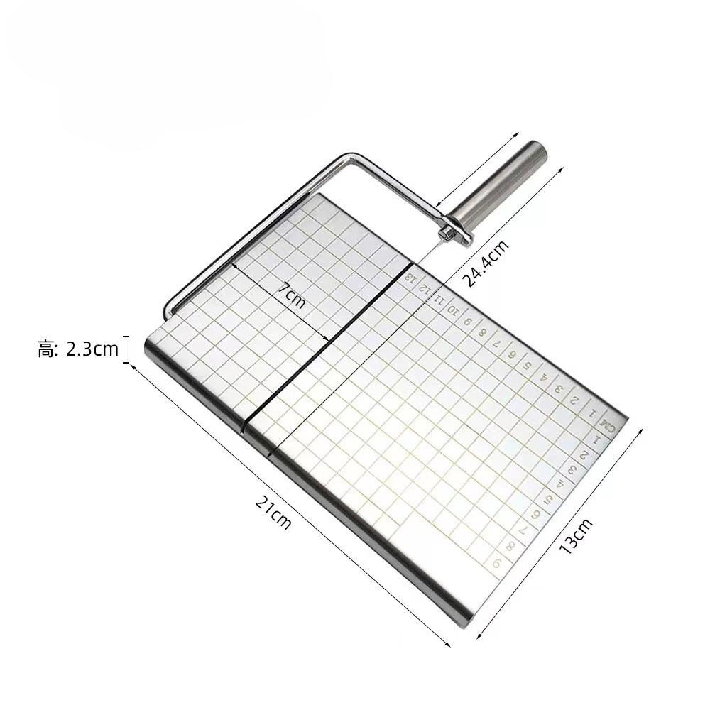 Слайсер для сыра 304 Нержавеющая сталь Кухонный нож для масла Бытовой слайсер для сыра Слайсер для ветчины и сыра