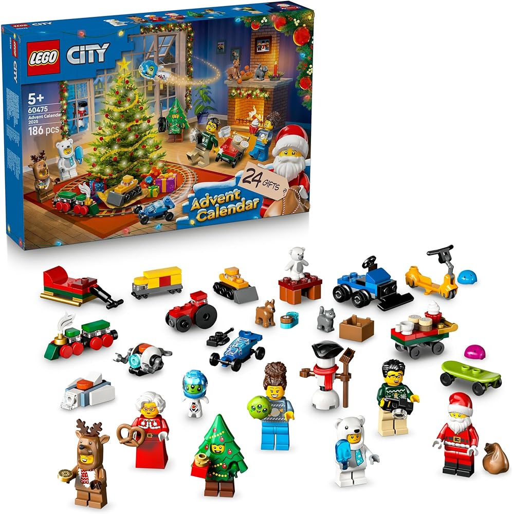 

LEGO City Advent Calendar 2025 Building Blocks Educational Toy for Kids Ages 5-8