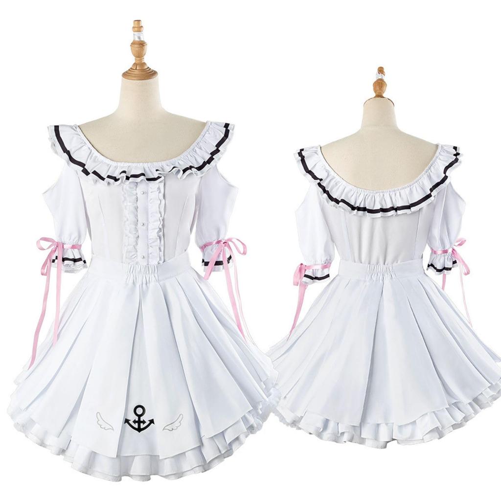 [Milky Time] Hololive Minato Aqua Cosplay Vtuber Halloween New Costume Maid