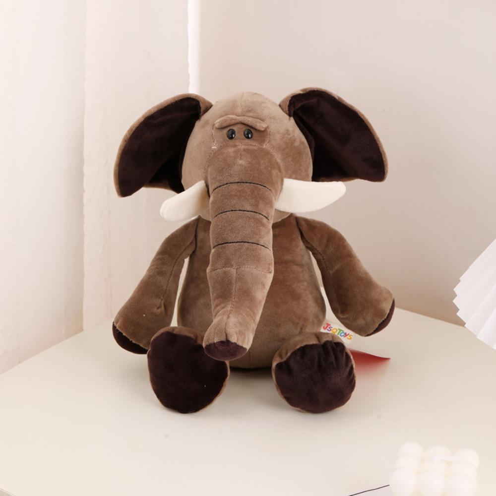 Forest Animal Doll Lion Tiger Elephant Little Raccoon Doll Grabber Ragdoll Plush Toy