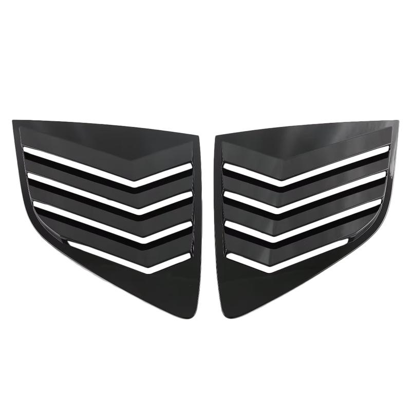 Gloss Black  Carbon Fiber Black Rear Side Window Louvers Rear Side Window Louvers Fit for Honda CR-V