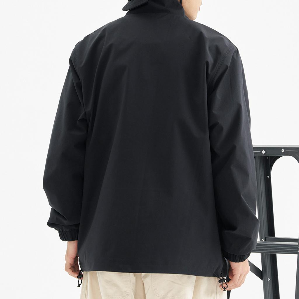 New Balance Jackets Men's Black Stand Collar Moderate AMJ31322-BK