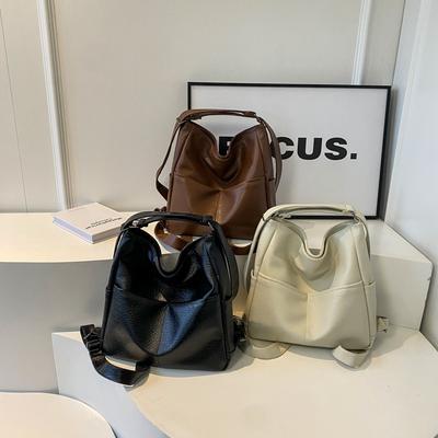 Large Capacity Bag Women's New Fashion Versatile Shoulder Messenger Bag Premium Tote Bag Backpack
