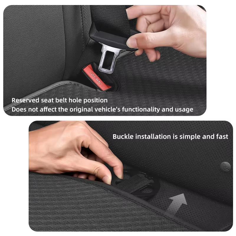 AMJ1 Car Ice Silk Seat Cushion Cover For Tesla Model 3 S X Y Juniper Breathable Comfortable Seat Cushion Pad Car Interior Accessories