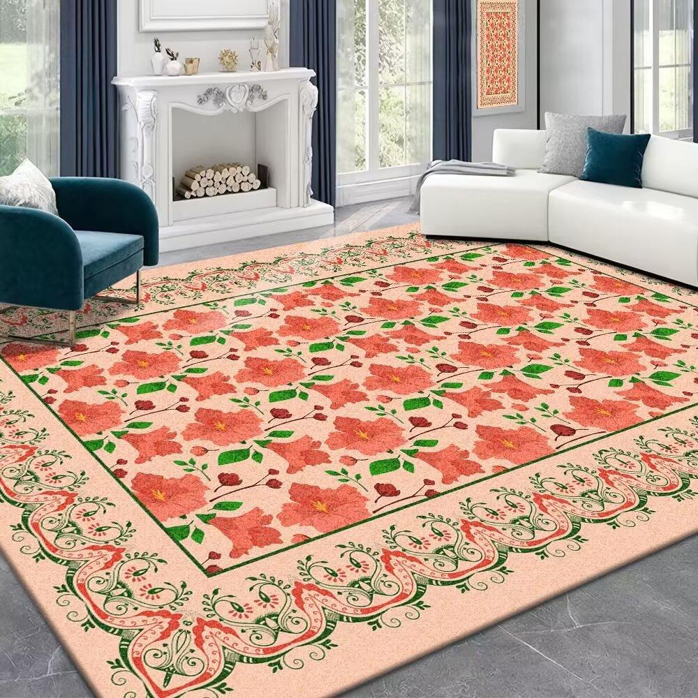 Koberec do obývacího pokoje nový světlý luxusní vysoce smyslový ložnice mycí plech ubrousek krém vítr imitace kašmíru velká plocha rohožka