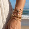 Hot Sale In Latin America, Bohemian Summer Stacked Bracelet Set, Niche Beach Shell Bracelet, Starfish Bracelet