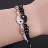 Couple Bracelet Chinese  Retro Tai Chi Gossip Banish Bad Luck Hand Woven Rope BFF Best Friend Friendship Jewelry