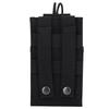 Portable Nylon Walkie Talkie Bag Pouch Radio Holder Case for Outdoor Sports Black