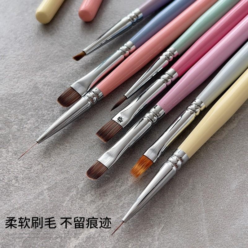 Nail Art Detail Brushes Set Precision Design Manicure Tools Beginners Pros