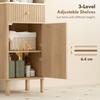 Multi-Storage Slimline Bathroom Cabinet - Oak Wood Effect