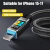 100W USB-C to USBC Mobile Fast Charging Data Cable Suitable for iPhone 15 Samsung Huawei Xiaomi OPPO Phone Type-C Charging Cable
