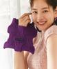 Pleatsmama Mini Bow Bag Grape Purple