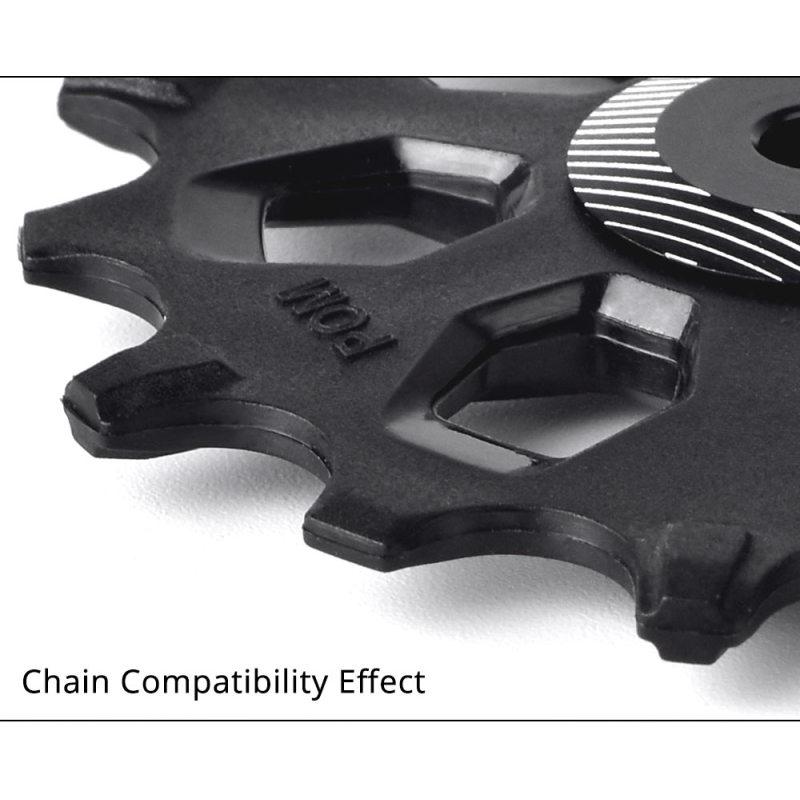 Road Bike Rear  Derailleur  Pulley  Set 12t 14t 16t Wide And Narrow Tooth Guide Wheel 7-12 Speed