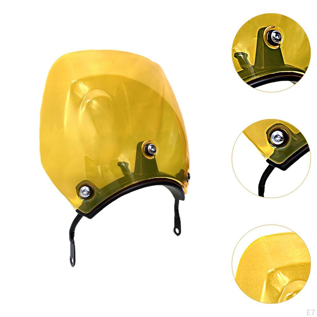 Motorbike Windshield Extended Deflector Front Replacement Sturdy Modern Wind for Guerrilla