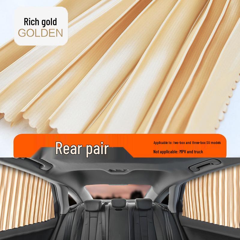 Universal Magnetic Car Sun Shade - Side Window Heat Insulation Curtain