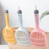 Plastic Cat Litter Shovel Self Cleaning Cat Litter Scoop Kitten Toilet Clean Tools Pet Poop Shovel with Handle for Indoor Cat
