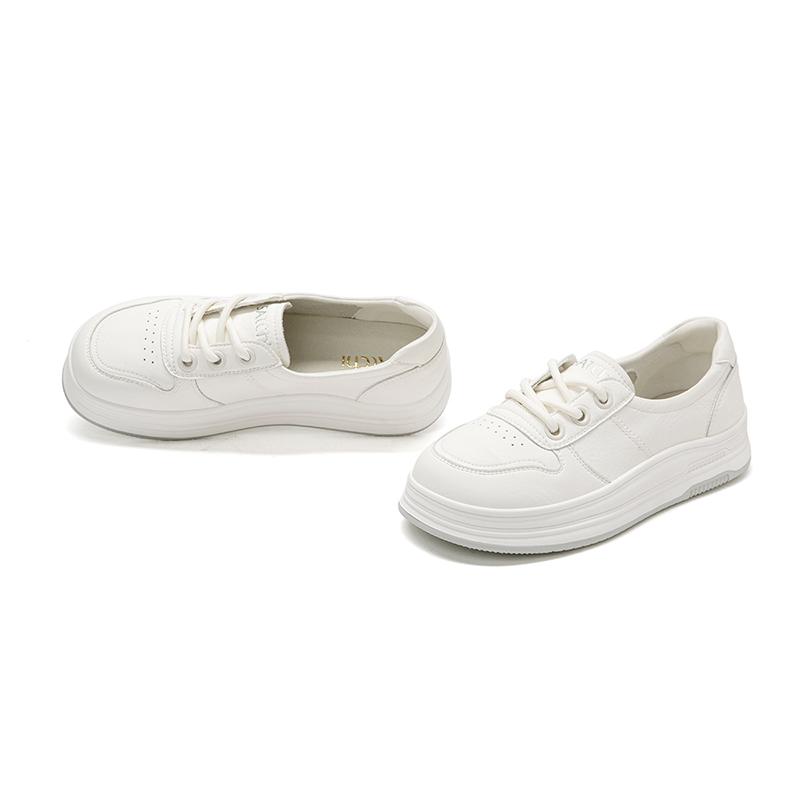 Korean Version Thick Sole White Shoes for Women