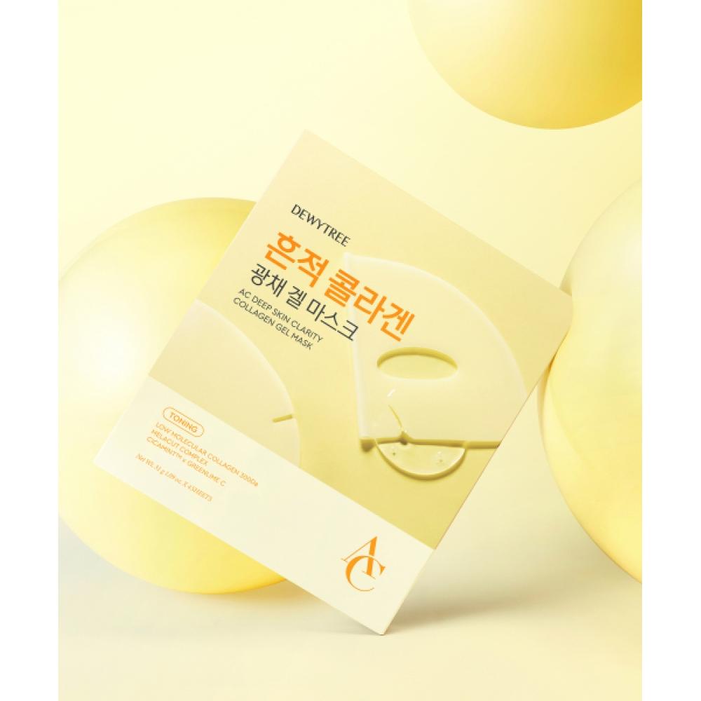 Dewytree [4 Sheets] Ac Deep Trail Collagen Gel Mask 1 Day 1 pAck none