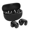 Wireless Earbuds Bluetooth 5.3 IPX5 Water Proof Secure Fit Clip On Headphones for Outdoor Sports Running Black