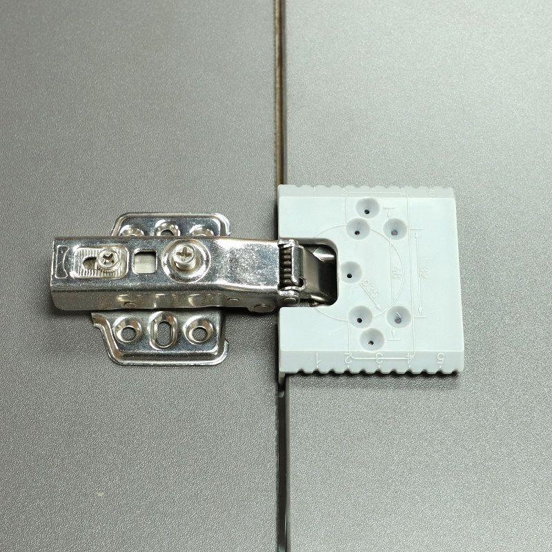 Magnetic Hinge Quick Installation Positioning Piece Cabinet Door Installation Point Fixed Plate Woodworking Panel Hinge Tool