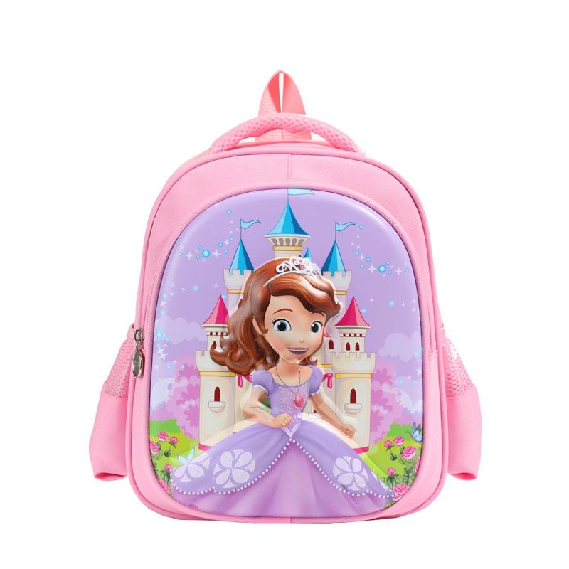 

Kindergarten Primary School Students Schoolbag Cartoon Animation Cute Printed Boys And Girls Backpack Large Capacity Children S Backpack Tide розовый