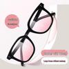 Retro Men's & Women's UV Protection Myopia Sunglasses with Black Frame and Tea-colored Lenses