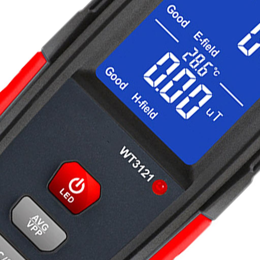 Elektromanyetik Alan Radyasyonu Dedektörü LCD Elektrik Alan Ölçer Ev Aletleri Telefon Bilgisayar için
