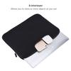 13in Notebook Case Anti collision Full   3 interlayer Laptop Bag Sleeve Case   Black