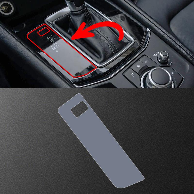 For Mazda CX-5 2017 2018 Gear Panel Transparent TPU Protective Film Anti Scratch Repair Film