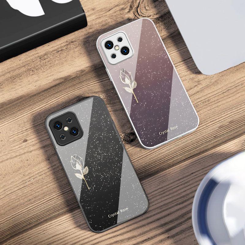 Gradientowy Fioletowy Zapachowy Dla Oppo Find X5 X8 Pro X3 Lite A72 58 73 54S F11 79 Reno 6 4Z 5G Nord N200 Szkło Hartowane Etui na Telefon