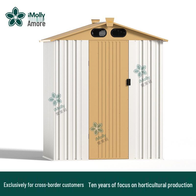 Garden Outdoor Metal Storage Shed for Tools and Sundries