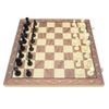 3-in-1 Foldable Wooden Chess, Checkers & Magnetic Game Set