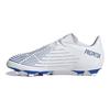 adidas Predator Edge.4 FG J Białe Hi-Res Niebieskie Buty Sportowe dla Dzieci Cloud-White GW2368